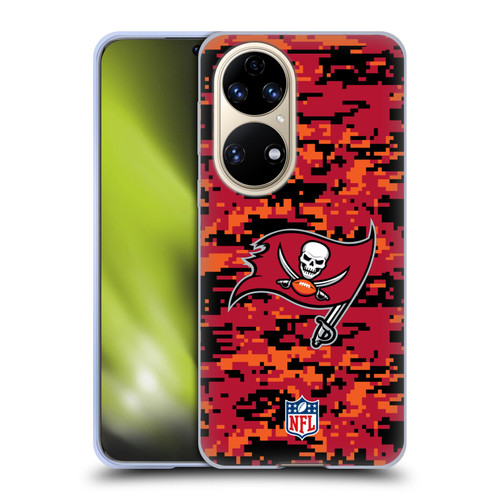 NFL Tampa Bay Buccaneers Graphics Digital Camouflage Soft Gel Case for Huawei P50
