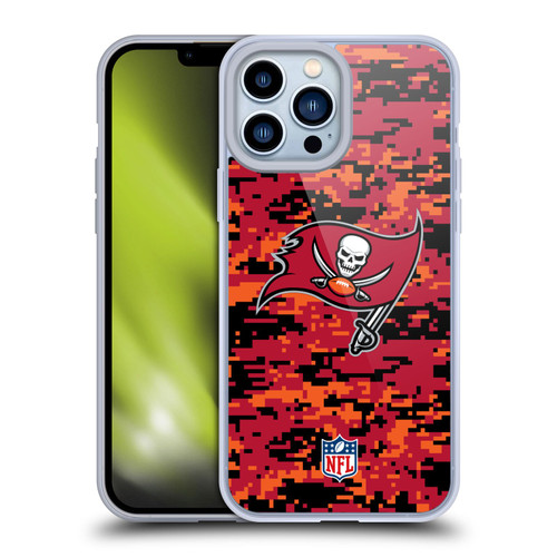 NFL Tampa Bay Buccaneers Graphics Digital Camouflage Soft Gel Case for Apple iPhone 13 Pro Max