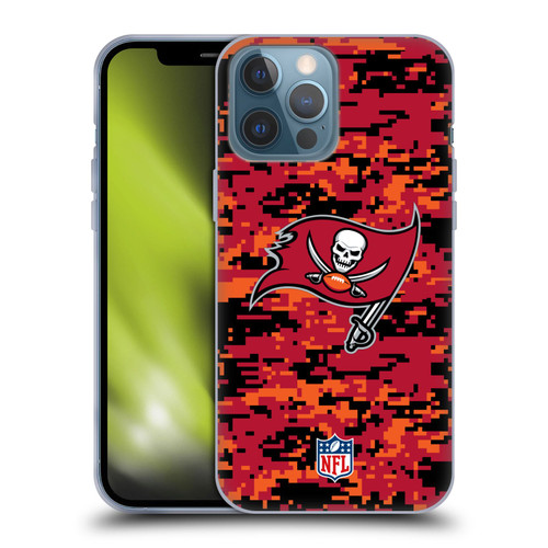 NFL Tampa Bay Buccaneers Graphics Digital Camouflage Soft Gel Case for Apple iPhone 13 Pro Max