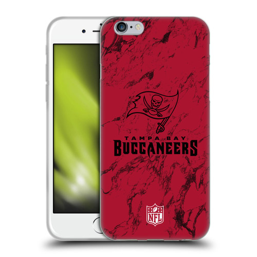 NFL Tampa Bay Buccaneers Graphics Coloured Marble Soft Gel Case for Apple iPhone 6 / iPhone 6s