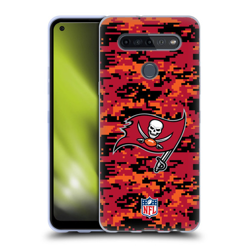 NFL Tampa Bay Buccaneers Graphics Digital Camouflage Soft Gel Case for LG K51S