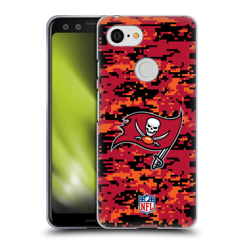 NFL Tampa Bay Buccaneers Graphics Digital Camouflage Soft Gel Case for Google Pixel 3