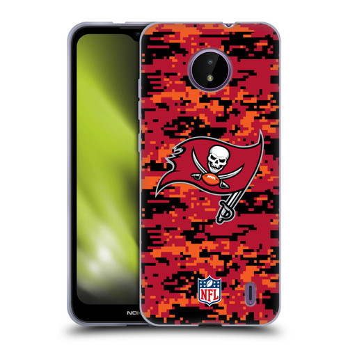 NFL Tampa Bay Buccaneers Graphics Digital Camouflage Soft Gel Case for Nokia C10 / C20