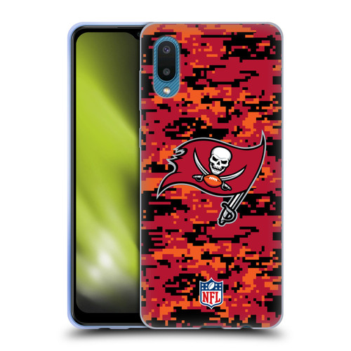 NFL Tampa Bay Buccaneers Graphics Digital Camouflage Soft Gel Case for Samsung Galaxy A02/M02 (2021)