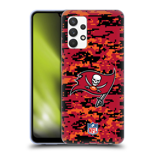 NFL Tampa Bay Buccaneers Graphics Digital Camouflage Soft Gel Case for Samsung Galaxy A32 (2021)