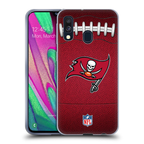 NFL Tampa Bay Buccaneers Graphics Football Soft Gel Case for Samsung Galaxy A40 (2019)