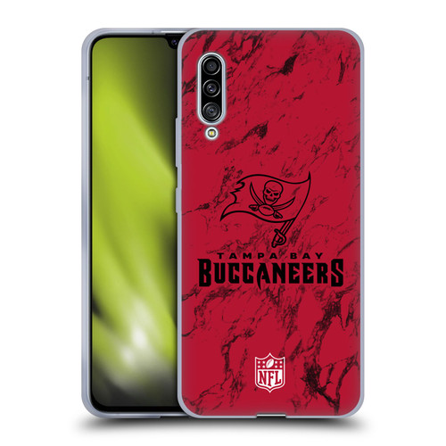 NFL Tampa Bay Buccaneers Graphics Coloured Marble Soft Gel Case for Samsung Galaxy A90 5G (2019)