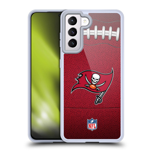 NFL Tampa Bay Buccaneers Graphics Football Soft Gel Case for Samsung Galaxy S21 5G