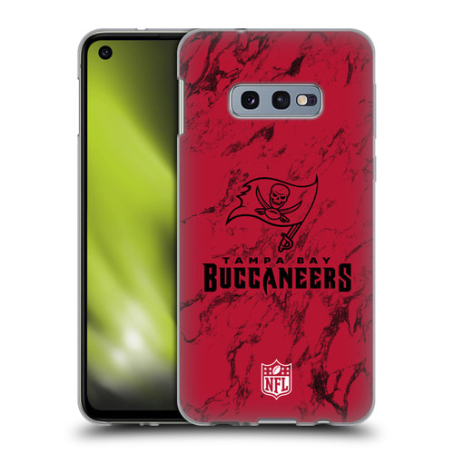 NFL Tampa Bay Buccaneers Graphics Coloured Marble Soft Gel Case for Samsung Galaxy S10e
