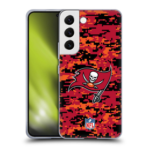 NFL Tampa Bay Buccaneers Graphics Digital Camouflage Soft Gel Case for Samsung Galaxy S22 5G