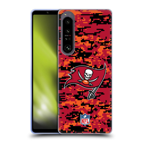 NFL Tampa Bay Buccaneers Graphics Digital Camouflage Soft Gel Case for Sony Xperia 1 IV
