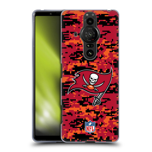 NFL Tampa Bay Buccaneers Graphics Digital Camouflage Soft Gel Case for Sony Xperia Pro-I