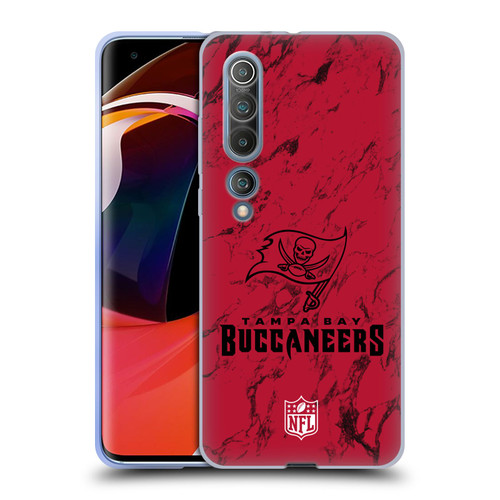 NFL Tampa Bay Buccaneers Graphics Coloured Marble Soft Gel Case for Xiaomi Mi 10 5G / Mi 10 Pro 5G