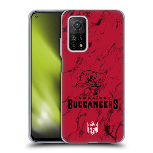 NFL Tampa Bay Buccaneers Graphics Coloured Marble Soft Gel Case for Xiaomi Mi 10T 5G