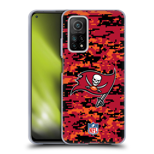 NFL Tampa Bay Buccaneers Graphics Digital Camouflage Soft Gel Case for Xiaomi Mi 10T 5G