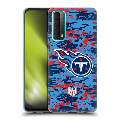 NFL Tennessee Titans Graphics Digital Camouflage Soft Gel Case for Huawei P Smart (2021)