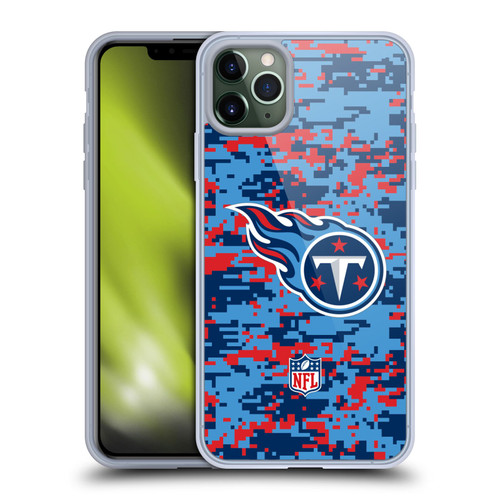 NFL Tennessee Titans Graphics Digital Camouflage Soft Gel Case for Apple iPhone 11 Pro Max