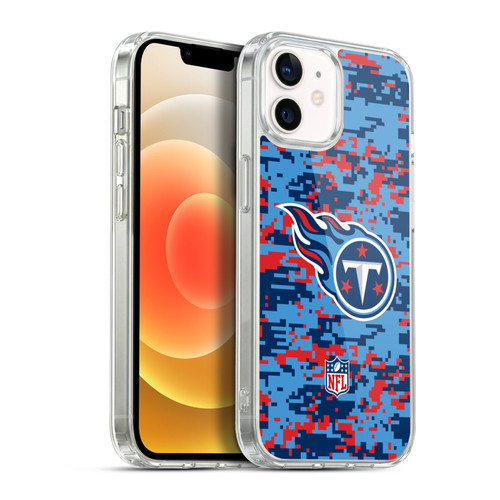 NFL Tennessee Titans Graphics Digital Camouflage Soft Gel Case for Apple iPhone 12 / iPhone 12 Pro & MagSafe
