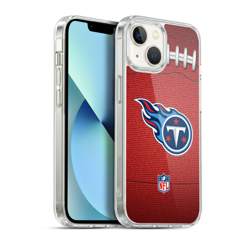 NFL Tennessee Titans Graphics Football Soft Gel Case for Apple iPhone 13