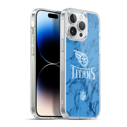 NFL Tennessee Titans Graphics Coloured Marble Soft Gel Case for Apple iPhone 13 Pro Max & MagSafe
