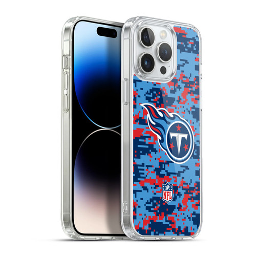 NFL Tennessee Titans Graphics Digital Camouflage Soft Gel Case for Apple iPhone 13 Pro Max & MagSafe