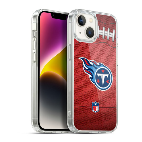 NFL Tennessee Titans Graphics Football Soft Gel Case for Apple iPhone 14