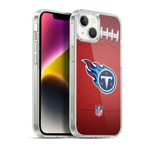 NFL Tennessee Titans Graphics Football Soft Gel Case for Apple iPhone 14 Plus & MagSafe