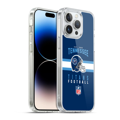 NFL Tennessee Titans Graphics Helmet Typography Soft Gel Case for Apple iPhone 14 Pro Max & MagSafe