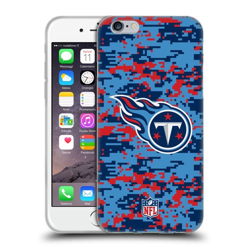 NFL Tennessee Titans Graphics Digital Camouflage Soft Gel Case for Apple iPhone 6 / iPhone 6s