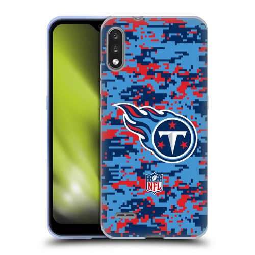 NFL Tennessee Titans Graphics Digital Camouflage Soft Gel Case for LG K22