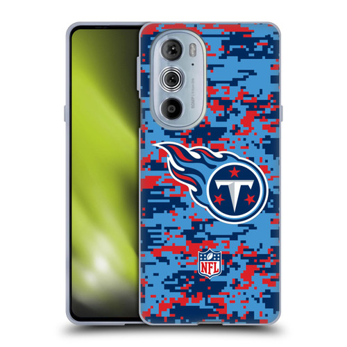 NFL Tennessee Titans Graphics Digital Camouflage Soft Gel Case for Motorola Edge X30