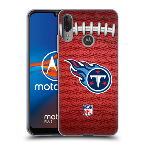 NFL Tennessee Titans Graphics Football Soft Gel Case for Motorola Moto E6 Plus