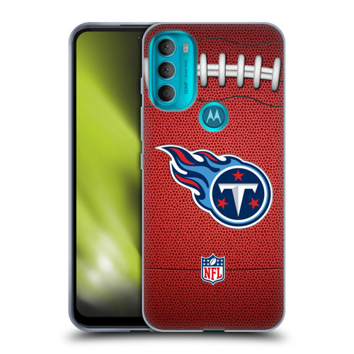 NFL Tennessee Titans Graphics Football Soft Gel Case for Motorola Moto G71 5G