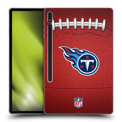 NFL Tennessee Titans Graphics Football Soft Gel Case for Samsung Galaxy Tab S8 Plus