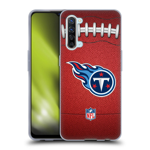 NFL Tennessee Titans Graphics Football Soft Gel Case for OPPO Find X2 Lite 5G