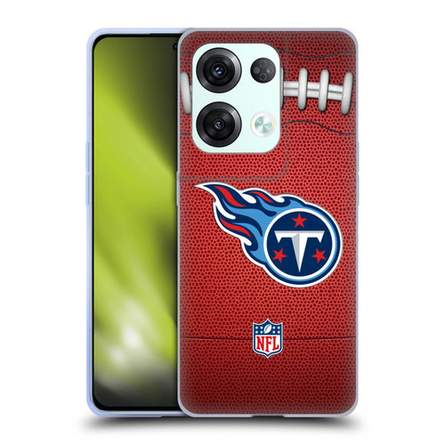 NFL Tennessee Titans Graphics Football Soft Gel Case for OPPO Reno8 Pro