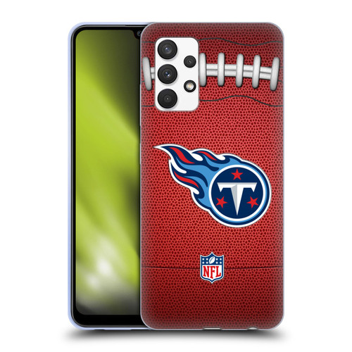 NFL Tennessee Titans Graphics Football Soft Gel Case for Samsung Galaxy A32 (2021)