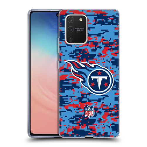 NFL Tennessee Titans Graphics Digital Camouflage Soft Gel Case for Samsung Galaxy S10 Lite