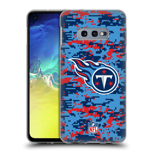 NFL Tennessee Titans Graphics Digital Camouflage Soft Gel Case for Samsung Galaxy S10e