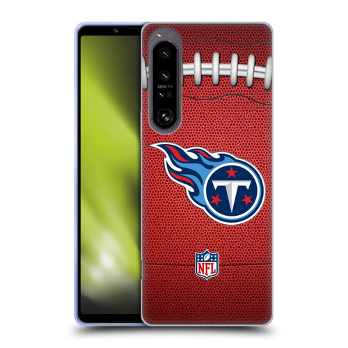 NFL Tennessee Titans Graphics Football Soft Gel Case for Sony Xperia 1 IV