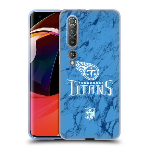 NFL Tennessee Titans Graphics Coloured Marble Soft Gel Case for Xiaomi Mi 10 5G / Mi 10 Pro 5G