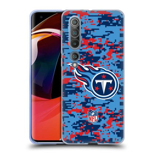 NFL Tennessee Titans Graphics Digital Camouflage Soft Gel Case for Xiaomi Mi 10 5G / Mi 10 Pro 5G
