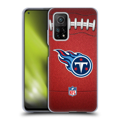 NFL Tennessee Titans Graphics Football Soft Gel Case for Xiaomi Mi 10T 5G