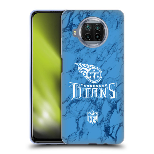NFL Tennessee Titans Graphics Coloured Marble Soft Gel Case for Xiaomi Mi 10T Lite 5G