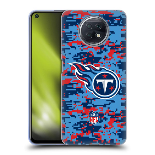 NFL Tennessee Titans Graphics Digital Camouflage Soft Gel Case for Xiaomi Redmi Note 9T 5G