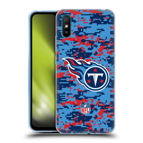 NFL Tennessee Titans Graphics Digital Camouflage Soft Gel Case for Xiaomi Redmi 9A / Redmi 9AT