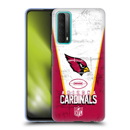 NFL Arizona Cardinals Logo Art Banner Soft Gel Case for Huawei P Smart (2021)