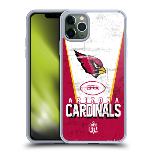 NFL Arizona Cardinals Logo Art Banner Soft Gel Case for Apple iPhone 11 Pro Max