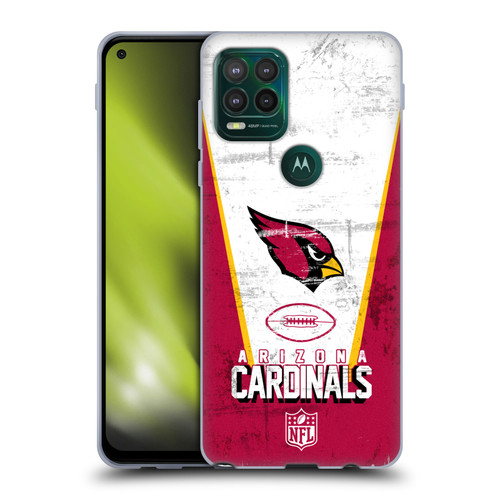 NFL Arizona Cardinals Logo Art Banner Soft Gel Case for Motorola Moto G Stylus 5G 2021
