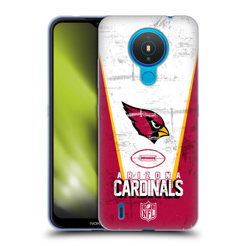 NFL Arizona Cardinals Logo Art Banner Soft Gel Case for Nokia 1.4